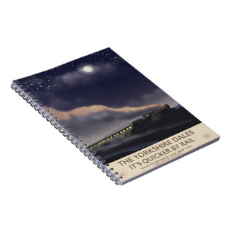 The Yorkshire Dales Railway poster Notebook