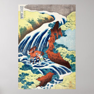 The Yoshitsune Horse-Washing Falls Poster