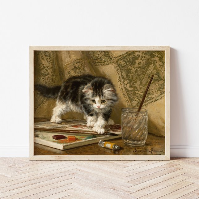The Young Artist | Henriëtte Ronner-Knip Poster (Creator Uploaded)