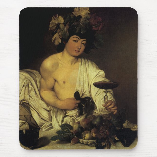 The Young Bacchus Mouse Mat (Front)