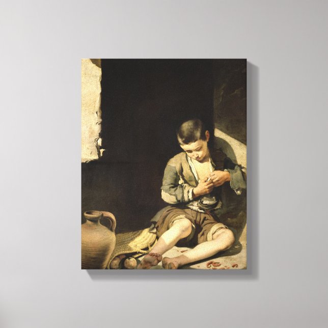 The Young Beggar, c.1650 Canvas Print (Front)