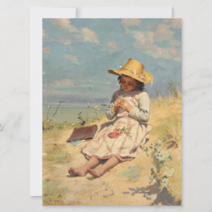 The Young Botanist (by Paul Peel) Card