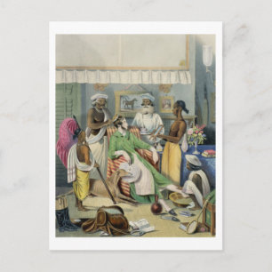 The Young Civilian's Toilet, plate 1 from 'Anglo I Postcard