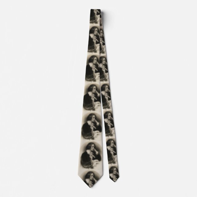 the young Franz Liszt -portrait Tie (Front)