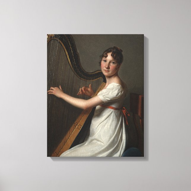 The Young Harpist | 1804-1806 Canvas Print (Front)