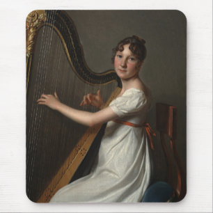 The Young Harpist 1804-1806 Mouse Mat