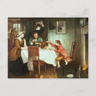 The Young James Watt Playing with Steam Postcard