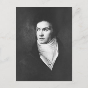 The young Ludwig van Beethoven 1806 Postcard