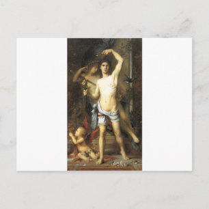 The Young Man and Death by Gustave Moreau Postcard