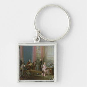 The Young Mozart at the clavichord Key Ring