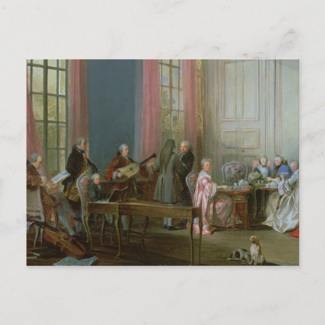 The Young Mozart at the clavichord Postcard (Front)