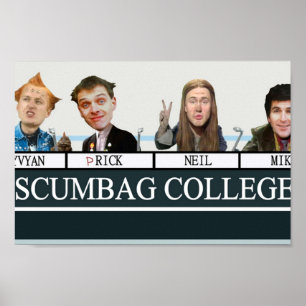 The Young Ones Scumbag College Poster