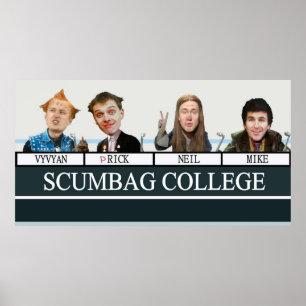The Young Ones Scumbag College Poster