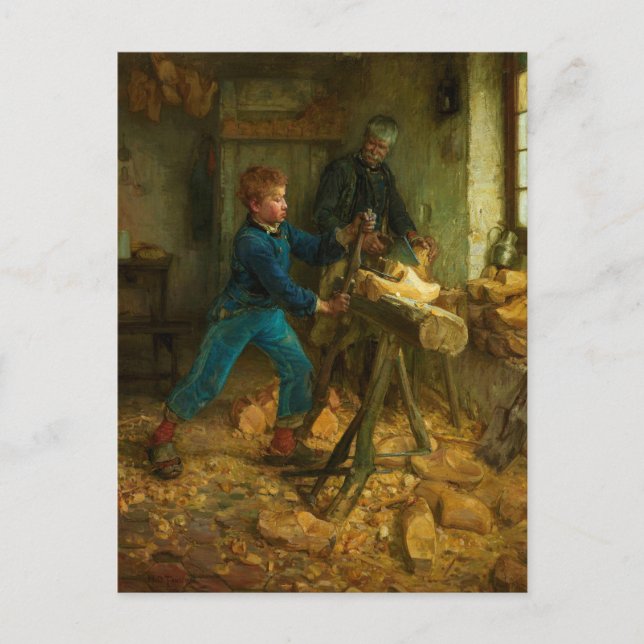 The Young Sabot Maker by Henry Ossawa Tanner 1895 Postcard (Front)