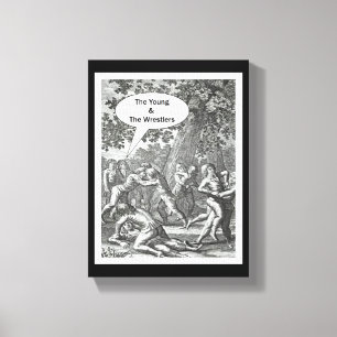 The Young & The Wrestlers Canvas Print