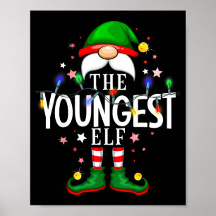 The Youngest Elf Christmas Family Pajama Party  Poster