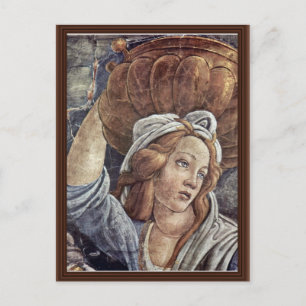 The Youth Of Moses, Detail By Botticelli Sandro Postcard