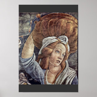 The Youth Of Moses, Detail By Botticelli Sandro Poster