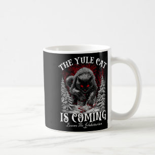The Yule Cat Is Coming  Coffee Mug
