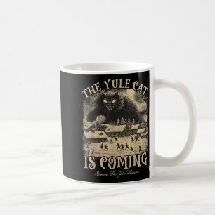 The Yule Cat Is Coming Icelandic Christmas Cat Mom Coffee Mug