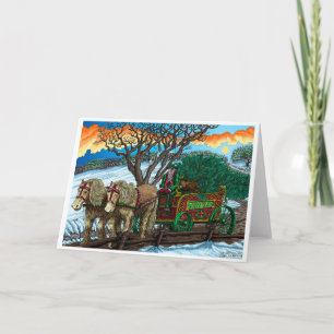 The Yule Tree Man - Greeting Card