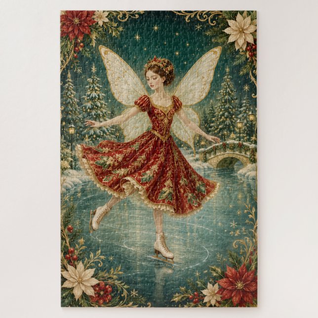 The Yuletide Ice Fairy Jigsaw Puzzle (Vertical)