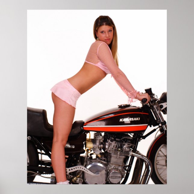 The Z1 with Model Cassie from  "The Thing" Poster (Front)