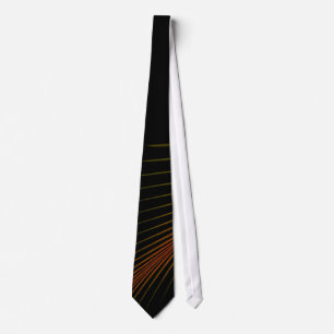 The Z Tie in Orange and Gold