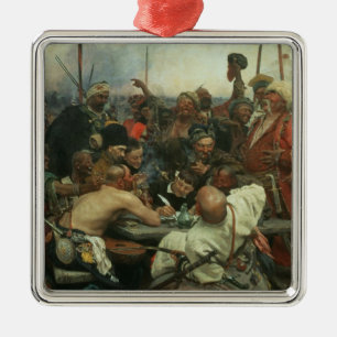 The Zaporozhye Cossacks Metal Tree Decoration