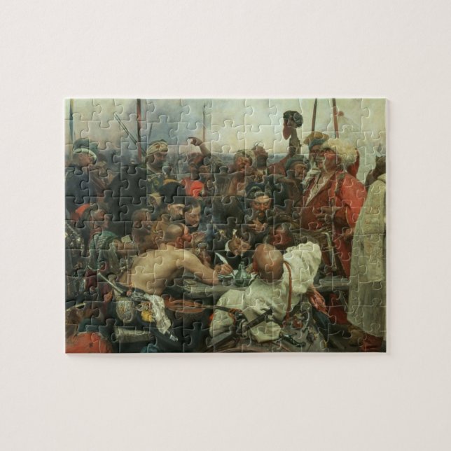 The Zaporozhye Cossacks writing a letter Jigsaw Puzzle (Horizontal)