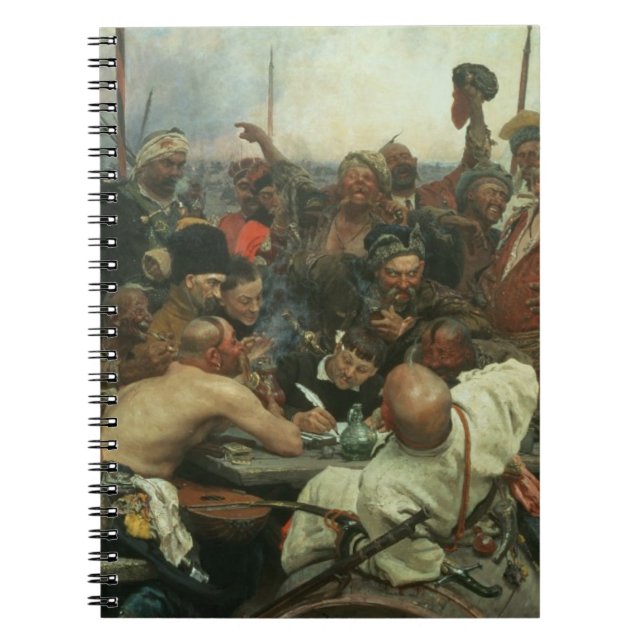 The Zaporozhye Cossacks writing a letter Notebook (Front)