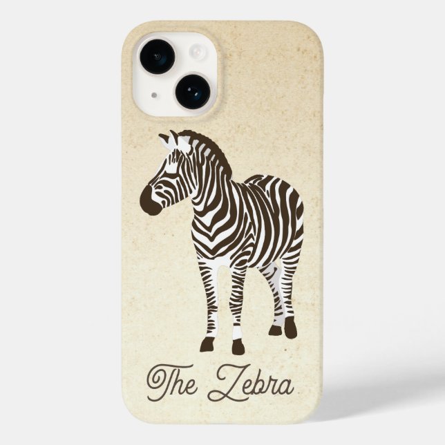 The Zebra Colour Block Case-Mate iPhone Case (Back)