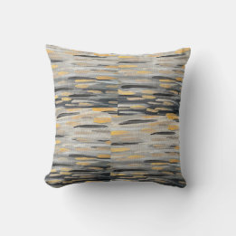 The Zebra Strokes Throw Pillow 