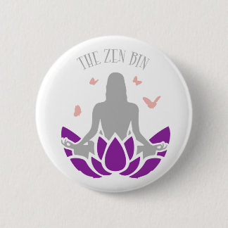 The Zen Bin Pop Socket 6 Cm Round Badge