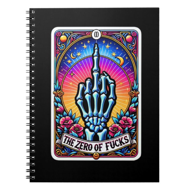 The Zeros of F's Tarot Card Notebook Collection (Front)