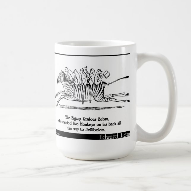 The Zigzag Zealous Zebra Coffee Mug (Right)