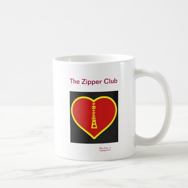 The Zipper Club Coffee Mug (Right)