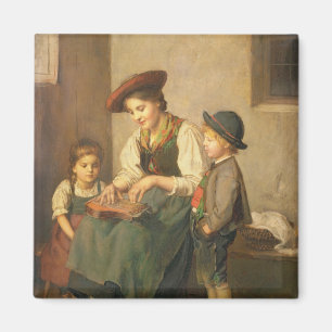 The Zither Player Magnet
