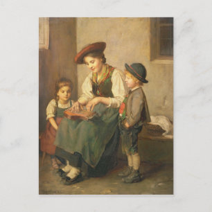 The Zither Player Postcard