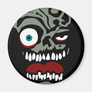 The Zombie face of doom Magnet