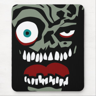 The Zombie face of doom Mouse Mat