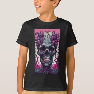 The Zombie Has Brain Covering Its Head T-Shirt