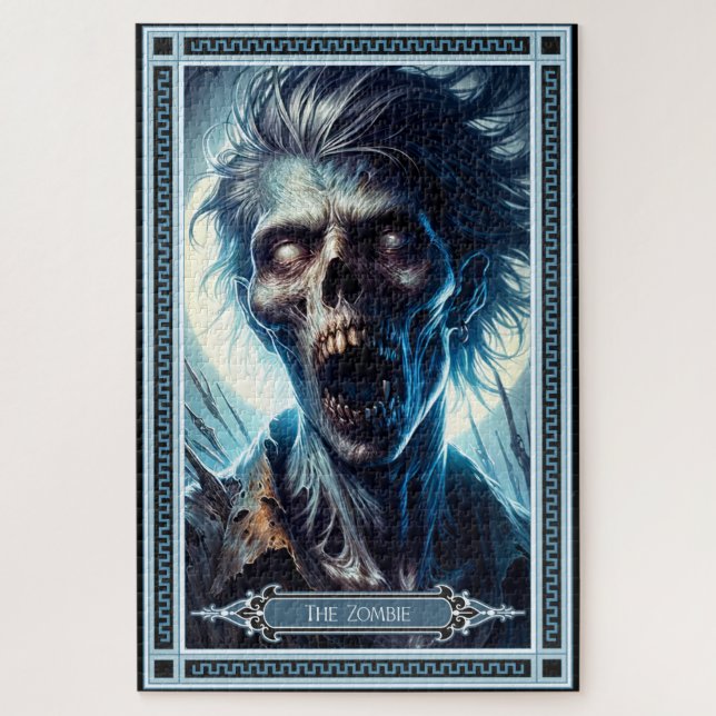 The Zombie Tarot Card Jigsaw Puzzle (Vertical)