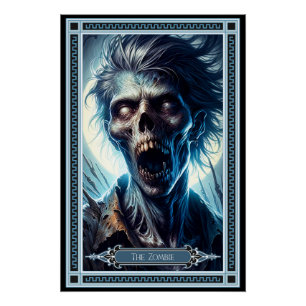 The Zombie Tarot Card Poster
