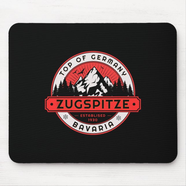 The Zugspitze Ski Resort  Mouse Mat (Front)