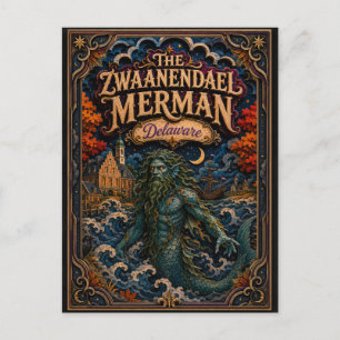 The Zwaanendael Merman Delaware Popcut Legends Postcard