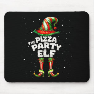 The Zza Party Elf Family Matching Group Christmas Mouse Mat