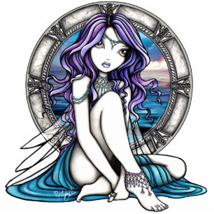 Thea Water Nymph Fairy Standing Photo Sculpture