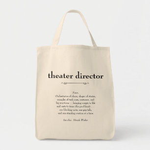 Theater Director Definition Thank You Gift Tote Bag