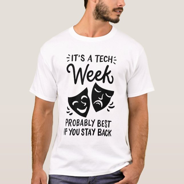 Theater Masks T-Shirt (Front)
